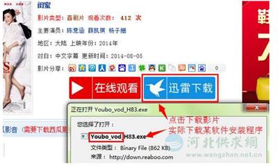 誘騙用戶下載影片，實則下載木馬病毒